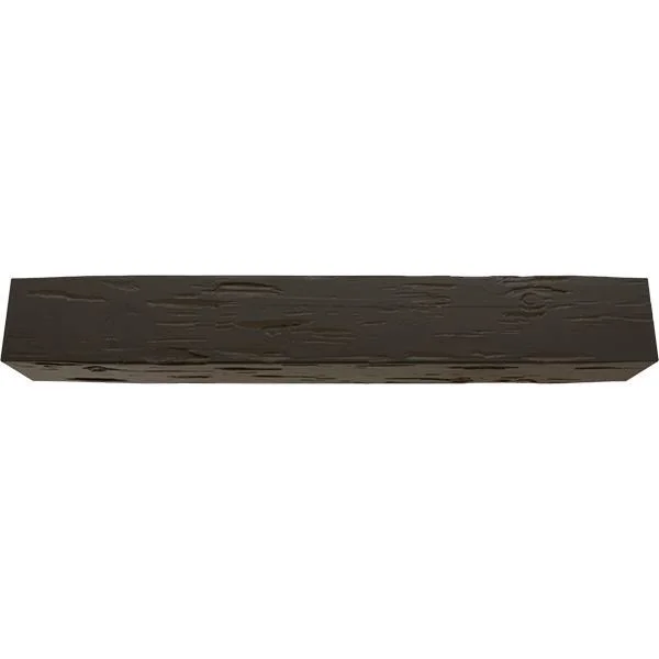 Ekena Millwork MANUPC06X10X48NS 6x22H x 10x22D x 48x22W Pecky Cypress Faux Wood Fireplace Mantel - Natural Ash
