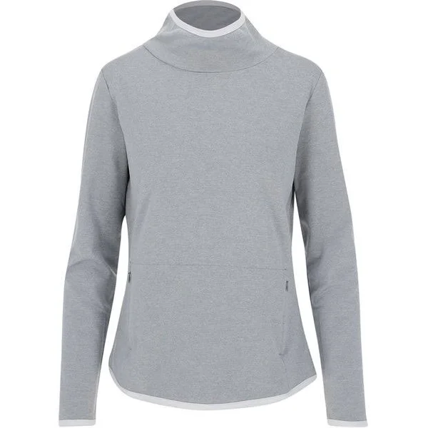 FootJoy Women's Cowl Neck Midlayer Golf Pullover Grey L