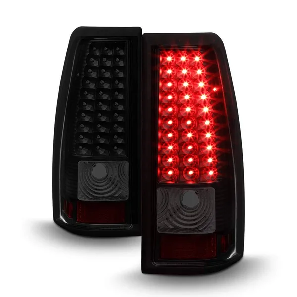 Xtune Chevy Silverado 1500/2500/3500 99-02 LED Tail Lights Black Smoke ALT-ON-CS99-LED-BSM