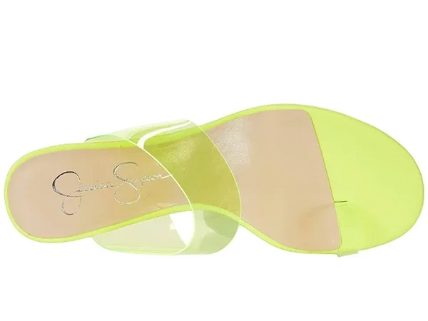Women's Jessica Simpson Lissah 2 Sandal - Neon Yellow - Size 5