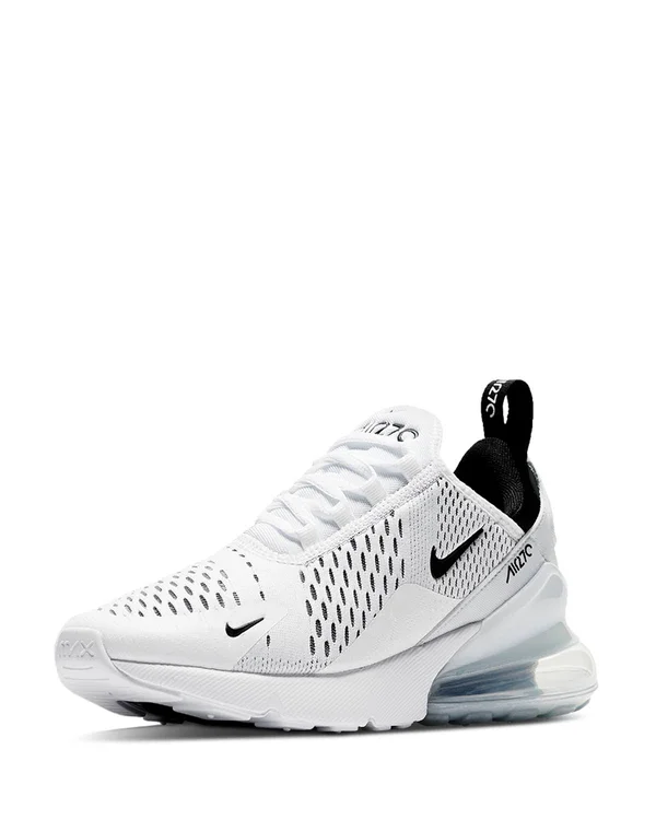 Nike Women's Air Max 270 Casual Shoes in White/White Size 10.0