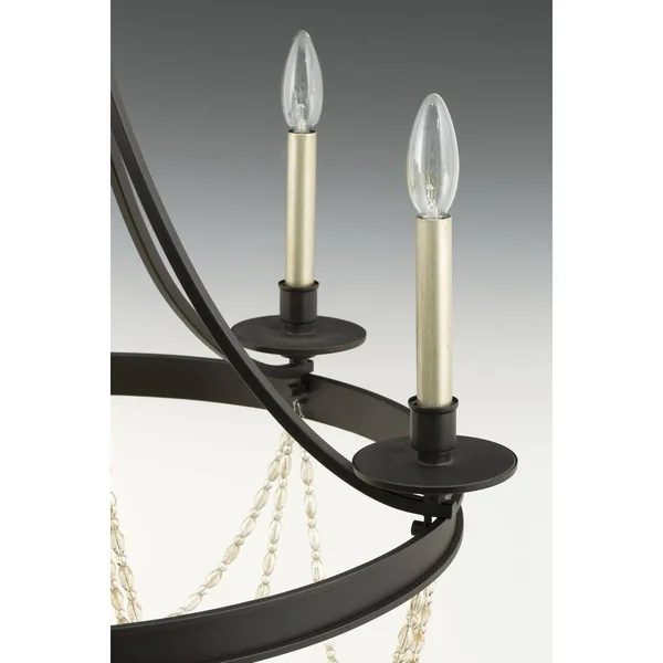 Progress Lighting P400005-020 Allaire Eight-Light Chandelier