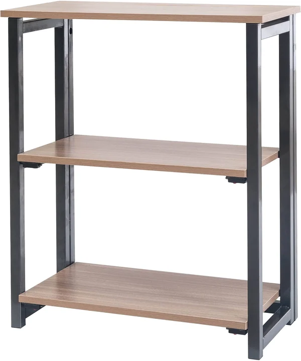 Readynow Folding 2 Shelf Bookcase, Natural 1205030003-N