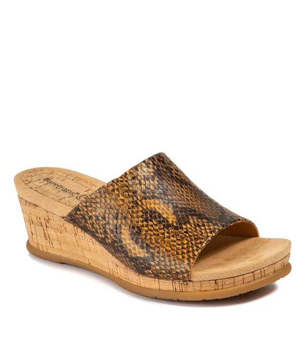 Baretraps Women's Flossey Wedge Sandals, Size: 7, Brown