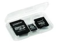 SDC/1GB-2ADP Kingston 1GB microSD Card with 2 Adapters