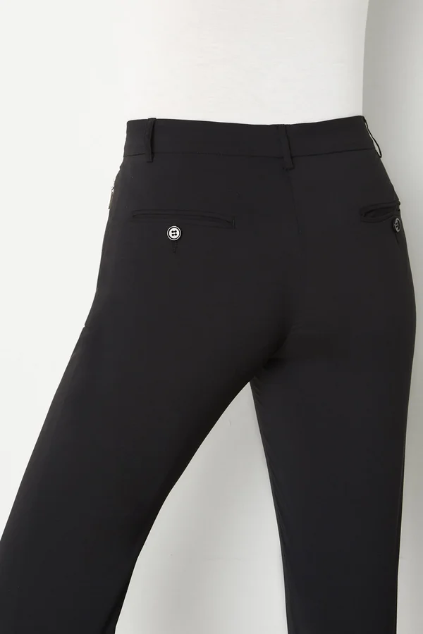Thea Curvy Straight Leg Pants - White, L, Best Women's Travel Clothing