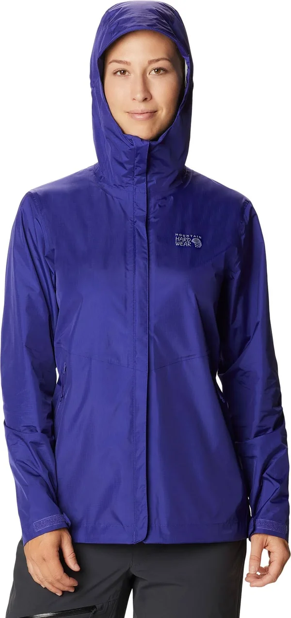 Mountain Hardwear Women's Acadia Rain Jacket - XS, Blue