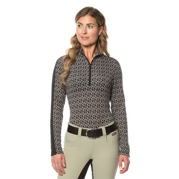 Kerrits Cool Ride Ice Fil Long Sleeve Shirt Print