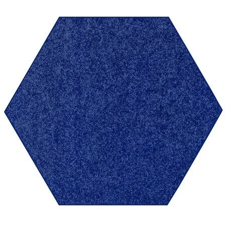 Broadway Collection Pet Friendly Area Rugs Neon Blue - 3& Hexagon
