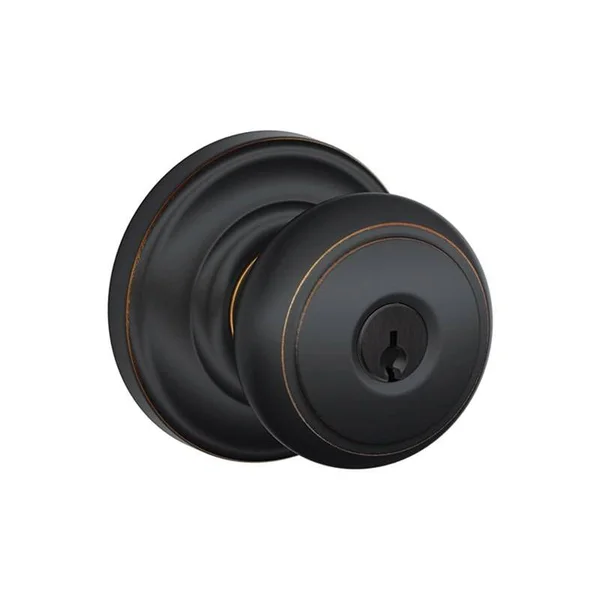 Schlage Andover Aged Bronze Keyed Entry Door Knob