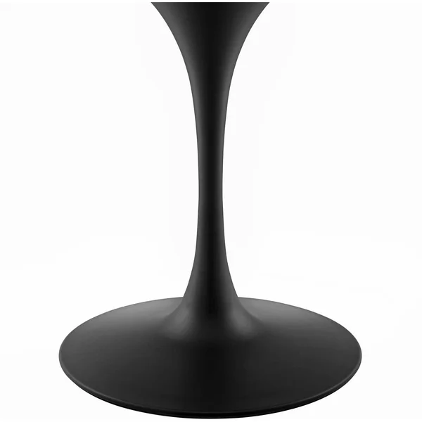 Modway Lippa 47x22 Round Walnut Dining Table - Black Walnut
