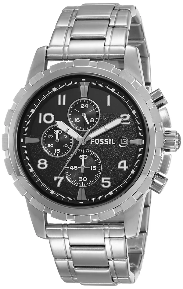 Fossil Men's Dean Chronograph Stainless Steel Watch FS4542