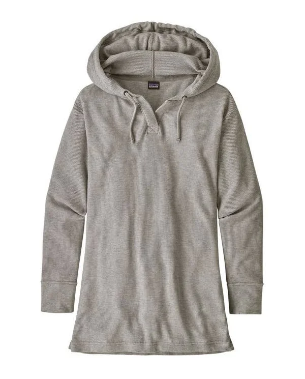 Patagonia Hooded Waffle Tunic - Women's Drifter Grey - XL