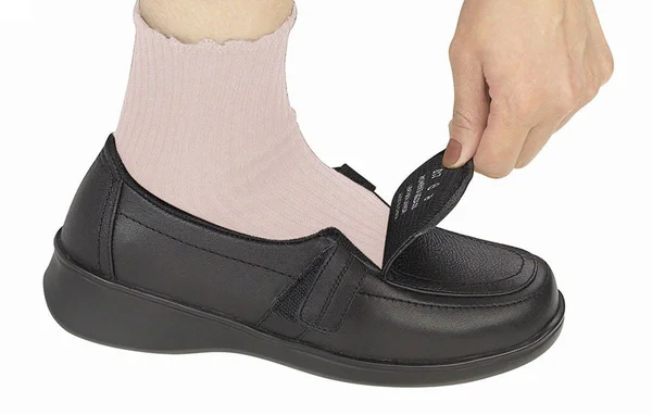OrthoFeet Women's Chelsea - Black Leather