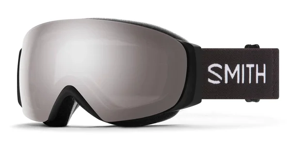 Smith Optics I/O Mag S Snow Goggles (Black, ChromaPop Sun Platinum Mirror)