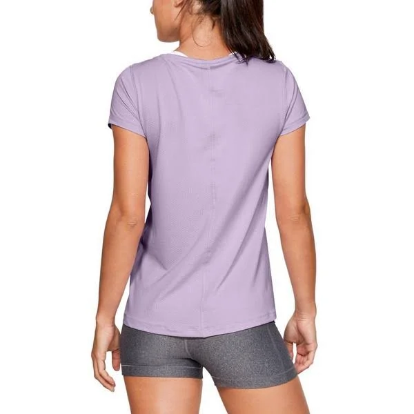 Under Armour Women's HeatGear Shirt - Purple, Size: XL