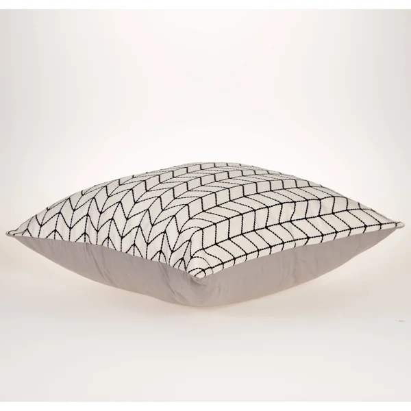 Arden Selections Arrow Herringbone 24 in. x 24 in. Indoor Throw Pillow