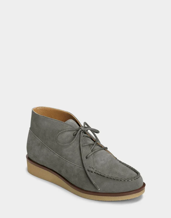 Aerosoles Women's Greenhouse Chukka Boot, Size: 5, Grey Genuine Suede