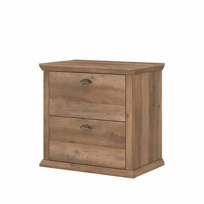 Ferrell 2-Drawer Lateral Filing Cabinet Three Posts Color: Reclaimed Pine