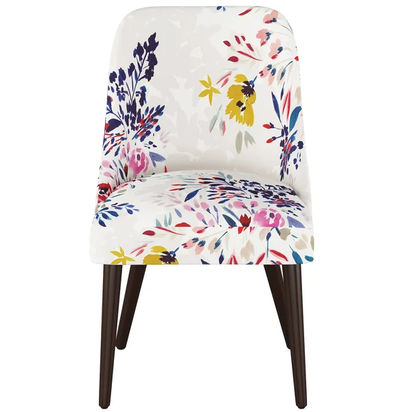 Jeanne Rounded Back Dining Chair Multi Floral - Skyline Furniture
