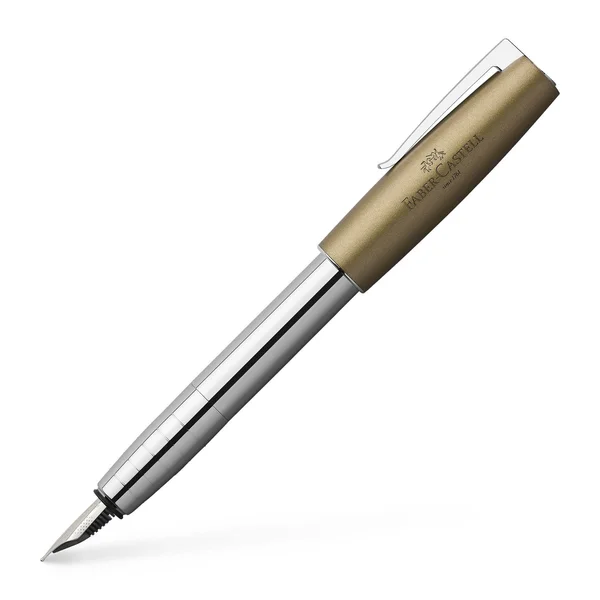Faber-Castell Loom Metallic Olive Green Fountain Pen - Fine