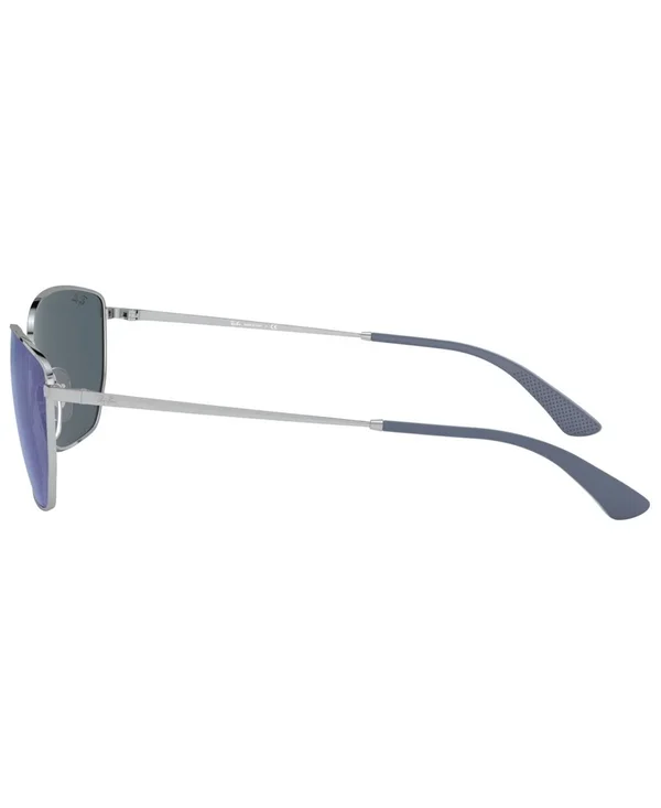 Ray-Ban RB3653 003/55 Silver Square Sunglasses