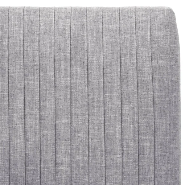 Layla King Pleated Headboard, Quick Ship - Gray