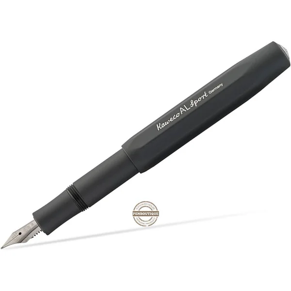 Kaweco Al Sport Black Fountain Pen - Fine
