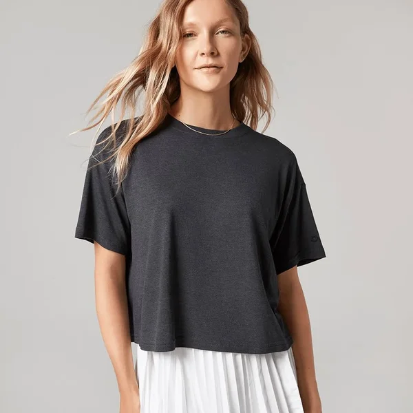 Allbirds Women's TrinoXO Tee - Relaxed Fit, Natural Grey, Size Xs