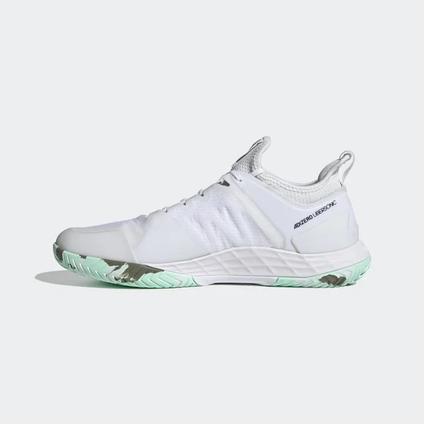Adidas Adizero Ubersonic 4 Parley Hard Court Tennis Shoes Cloud White 8 - Womens Tennis Shoes
