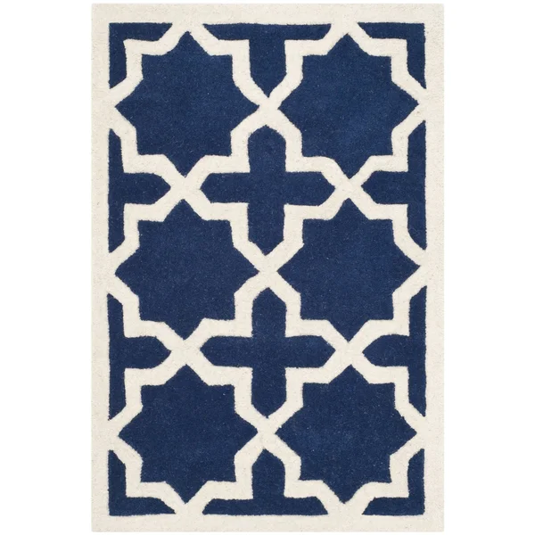 Safavieh Chatham Dark Blue & Ivory 2&-3x22 x 5& Rug