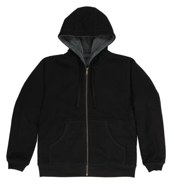 Berne Women's Everest Sherpa-Lined Zip-Front Hooded Sweatshirt, WSZ611BK, Black