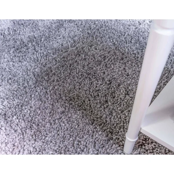 Unique Loom Davos Shag Sterling Gray 7 ft. x 10 ft. Area Rug
