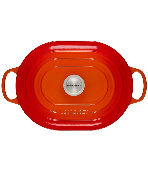 Le Creuset Signature Cast Iron 3.75-Quart Indigo Oval Casserole