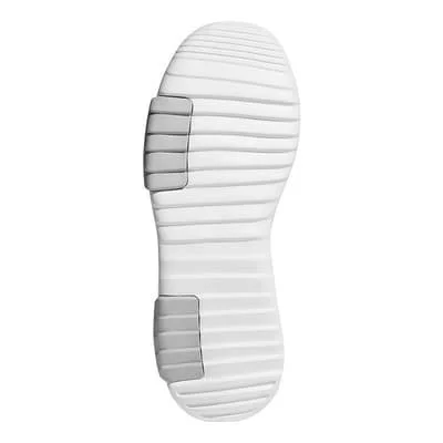 Adidas Cloudfoam Racer Training Shoes Grey White Kids - 28