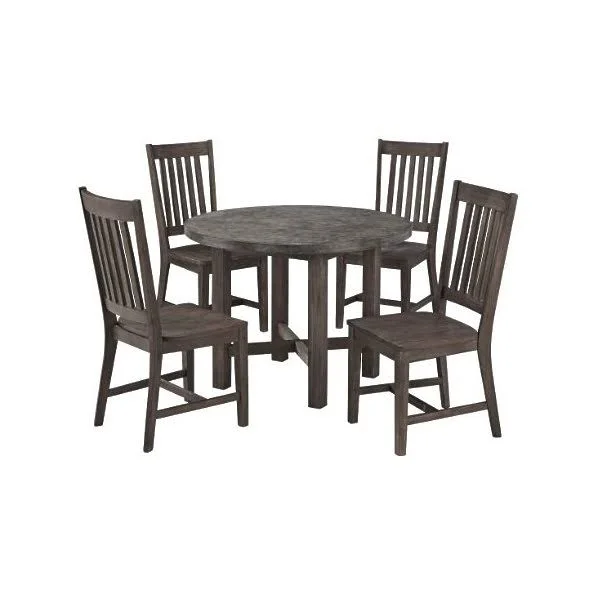 Home Styles Concrete Chic 5-Piece Dining Set