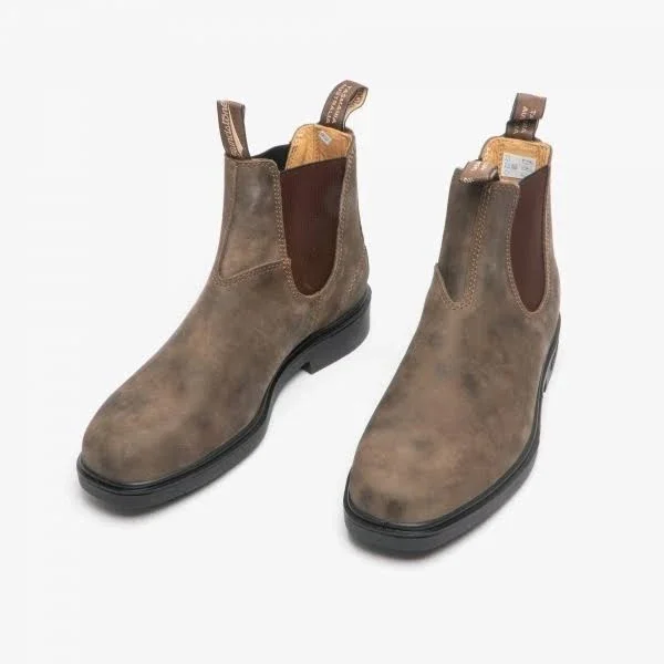 Blundstone Unisex Dress Series Boot, Rustic Brown