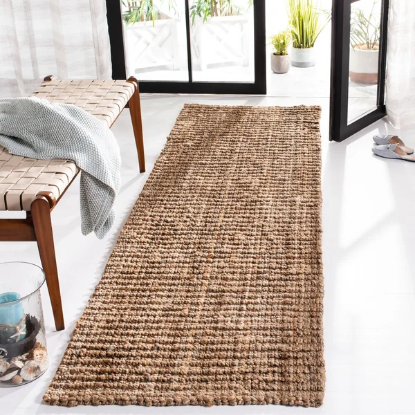 Safavieh Natural Fiber NF447N 2&6x22 x 14&0x22 Runner Natural - Ivory Area Rug