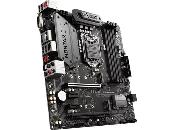 MSI B360M MORTAR with Intel B360 Express microATX Motherboard - LGA1151 Socket