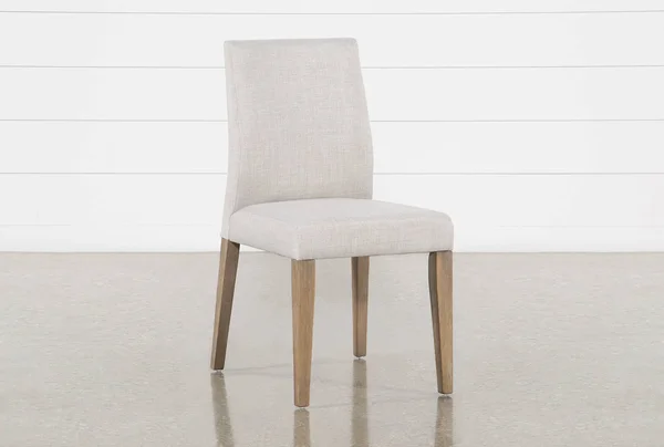 Side Chair - Lakeland Upholstered Dining Side Chair Casual - Natural - Wood - 18x22W x 23x22D x 36x22H at Living Spaces