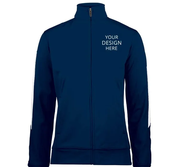 Custom Embroidered Augusta Women's Ladies Medalist Jacket 2.0, Size: XL, Navy/White