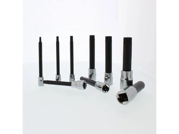 VIM Tools 9 Piece XZN Triple Square, Spline Drive Bit Set