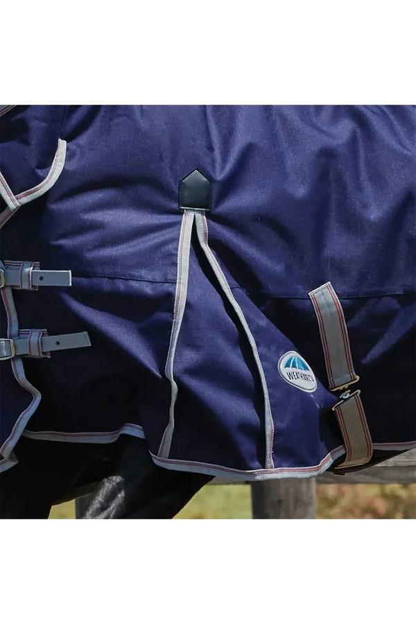 Weatherbeeta ComFiTec Essential Standard Neck Lite - Navy/Silver/Red
