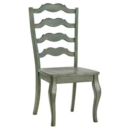 Weston Home Farmhouse French Ladder Back Dining Side Chair - Set of 2