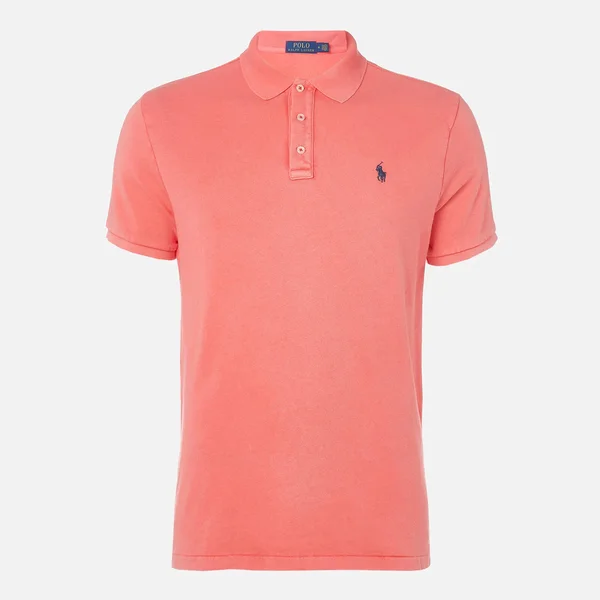 Polo Ralph Lauren Neon Peach Polo Shirt Size: M