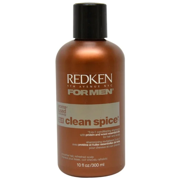 Redken Clean Spice 2 in 1 CONDITIONING Shampoo for Men, 10 Ounce