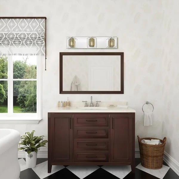 Ove Decors Reese III 3 Light Vanity Light - Bronze