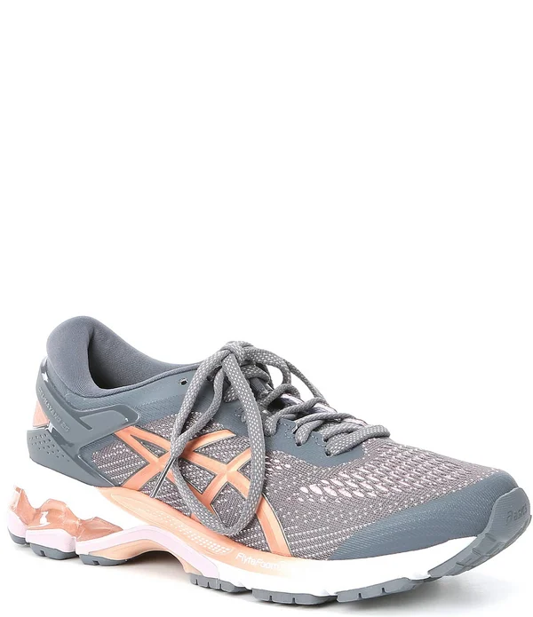 Women's Asics Gel-Kayano 26 Running Shoe, Gold