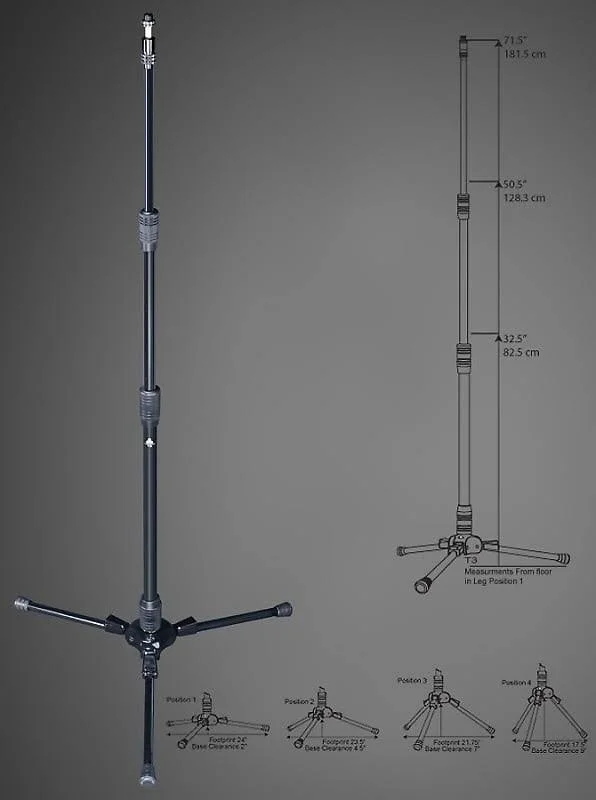 Triad Orbit T3, Tall Tripod Stand
