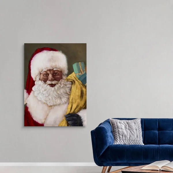 Saint Nick Arrives, Canvas Wall Art, 36x48, Great Big Canvas